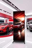 GOB P2.5 Ultra HD HDR10 600nit Indoor Digital Signage LED-Poster mit automatischer Loop-Wiedergabe Werbedisplay für Geschäfte, Restaurants, Ausstellungsräume