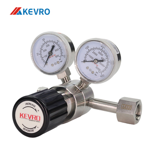 Regolatore <span class=keywords><strong>Gas</strong></span> 316 in acciaio inox ad alta pressione <span class=keywords><strong>1</strong></span>/4 "NPT femmina 3000psi con doppi calibri per apparecchiature a <span class=keywords><strong>Gas</strong></span> da laboratorio - Product Image 2