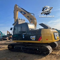 Excavatrice sur chenilles compacte d'occasion Cat 312, fiable et durable, 12 tonnes, pour la construction urbaine et l'entretien routier