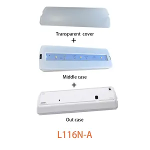 Customize Direct Luz De Emergencia Ni-cd Battery 3pcs LED 1.5W Led Rechargeable Emergency Light For Market
