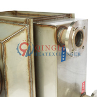 Economizer Boiler Uap Mini Berbahan Bakar Minyak, Suku Cadang Boiler Industri, Tabung Sirip Spiral untuk Pemulihan Panas Model QL, Pompa Mesin R410A