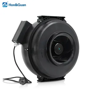 High Quality Free Speed High Airflow Low Power Centrifugal Inline Duct Fan 200mm