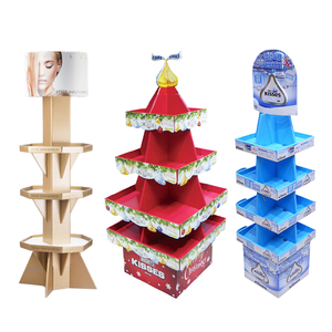 Mới được thiết kế có thể gập lại tông <span class=keywords><strong>Dump</strong></span> <span class=keywords><strong>bin</strong></span> hiển thị siêu thị sóng sàn khay giáng sinh màu đen Thứ Sáu quảng cáo - Product Image 4