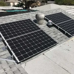 Sistema de montaje de panel solar, sistema de montaje de Marco solar de techo de Tejas, kits solares intermitentes