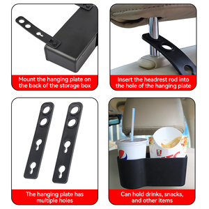 Portavasos para Auto, Organizador Universal de Plástico para Vasos, Estuche de Almacenamiento Colgante para Asiento Trasero, para Tazas de Café, Accesorio de Organización para Auto - Product Image 3