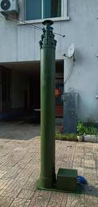 Mât <span class=keywords><strong>télescopique</strong></span> électrique en aluminium de 10 à 30 m pour antenne parabolique avec commande motorisée pour applications maritimes, de diffusion et de signalisation rurale - Product Image 2