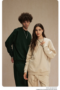 Kaisorn Unisex ropa de calle de peso pesado cuello redondo Defy the Chill: Unisex cuello redondo de peso pesado para otoño 2025 Chase the Vibe - Product Image 2