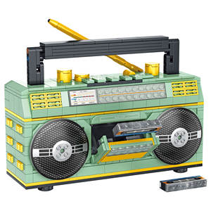 Reloj de Pared Retro Vintage, Bloques de Construcción, Ideas Creativas Clásicas, Juguete de Construcción, Modelo de Juguete, Más de 750 Piezas, Material ABS, Juguete Educativo - Product Image 5