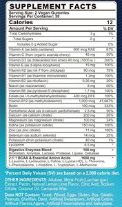 Vigo dimetil <span class=keywords><strong>Multivitamin</strong></span> untuk pria Gummies Bcaa asam Amino seng harian Vitamin a C D3 E K2 B Vitamin kalsium Magnesium kompleks - Product Image 6