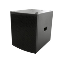 Subwoofer Activo Profesional Accuracy Pro Audio WH18S1 de Alta Potencia, Altavoz de Graves de 18 Pulgadas con Caja de Madera para Sistema PA