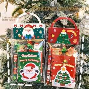 Set de Papelería Navideña Portátil, Útiles Escolares Festivos, Kit de Escritura para Niños, Recompensas para Clases Navideñas, Regalos para Fiestas - Product Image 2