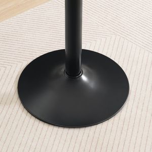 Bàn tròn, bàn quán rượu cao, có đế chống trượt cho không gian hẹp, bàn cao cho nhà bếp, bàn ăn tròn màu đen - Product Image 6