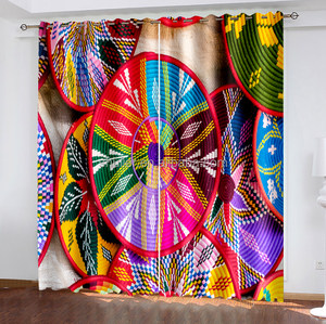 <span class=keywords><strong>Cortinas</strong></span> de sombra tradicionales etíopes personalizadas <span class=keywords><strong>con</strong></span> cualquier diseño, 2 uds., estilo bohemio, sala de estar, dormitorio, decoración del hogar, <span class=keywords><strong>cortinas</strong></span> - Product Image 2