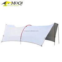 Guarda-sol para tenda de chuva, proteção solar e ultravioleta, armadilha antiuv branca, para acampamento ao ar livre