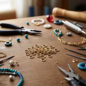 Anelli a cerchio Ilan da 15 mm color oro in metallo chiuso per la creazione di gioielli - Product Image 2