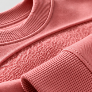 Sudadera Oversize de Cuello Redondo para <span class=keywords><strong>Mujer</strong></span>, Rosa Rubor, Forro Polar Suave, Puños y Dobladillo Acanalados, Hombros Caídos, Ropa de Estar por Casa, OEM - Product Image 5