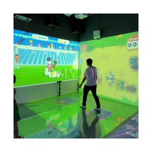 เครื่องฉายผนังแบบอินเทอร์แอคทีฟเกมโซเชียลตรวจจับการเคลื่อนไหวร่างกายเต็มรูปแบบ - Product Image 2