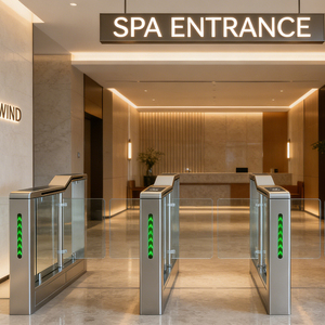 आउटडोर भीड़भाड़ वाले प्रवेश प्रबंधन के लिए स्टेनलेस स्टील स्विंग बाधा उच्च प्रदर्शन नियंत्रण समाधान - Product Image 4