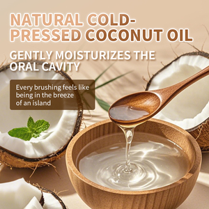 Dentifricio Biologico Keleek all'Olio di Cocco e <span class=keywords><strong>Bicarbonato</strong></span> di Sodio, Rimozione Macchie, Sbiancante, Pressato a Freddo, <span class=keywords><strong>Pulizia</strong></span> Profonda, Menta Fresca, Portatile <span class=keywords><strong>per</strong></span> Casa - Product Image 4