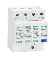 Parafoudre AC BR275-40 3P 40kA T2, dispositif de protection contre la foudre industriel pour équipements électroniques