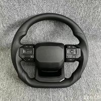 Volant sport en cuir entièrement cousu à la main, couleur de couture personnalisée pour Land Cruiser LC200/LC300/Prado (2004-2019) - 4 branches