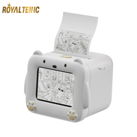 Imprimante thermique intelligente Q8 à commande vocale, 300 DPI, mini imprimante d'étiquettes portable sans fil, imprimante de poche sans encre pour enfants