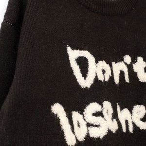 Logo Pull personnalisé Pull en tricot surdimensionné Pull en tricot pour homme - Product Image 3