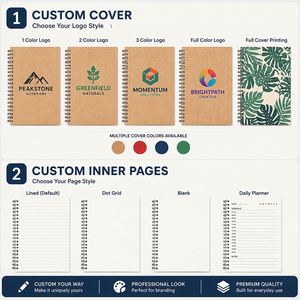 Cuaderno de Papel Personalizable para Eventos Empresariales, Regalo Promocional al por Mayor, Diario A5 con Espiral, Cuaderno con Espiral - Product Image 3