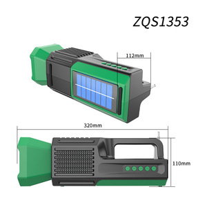 GENCE ZQS1353 2026 Nuevo Altavoz Solar para Exteriores 5.0 con Linterna LED RGB, Carcasa de Plástico, Salida de 8W - Product Image 5