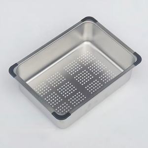 <span class=keywords><strong>Petit</strong></span> <span class=keywords><strong>bassin</strong></span> en acier inoxydable brossé pour évier de cuisine en acier inoxydable à <span class=keywords><strong>cascade</strong></span> fait main - Product Image 2