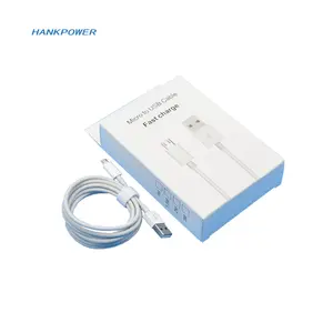 For Iphone Type C Micro USB V8 Data Fast Charge Cable With Packaging Paper Box
