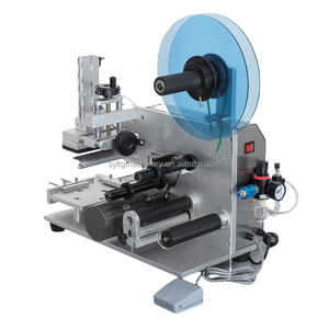 Máy dán nhãn bán tự động MT-60 cho nắp chai nhựa, hộp, túi thẻ, nhãn dán phẳng trên cùng bằng khí nén - Product Image 2