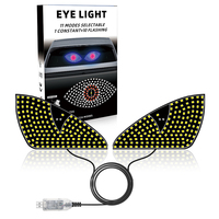 Écran d'affichage matriciel LED dynamique USB HUIJIE Devil Eyes pour tuning de vitres de camion et de voiture, directement de l'usine OEM