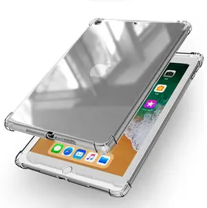 Casing Tablet Kantong Udara TPU, Pelindung Silikon Bening untuk Samsung Galaxy Tab A 8.0 & S 2019 SM P200 P205 untuk Tab A Plus 8