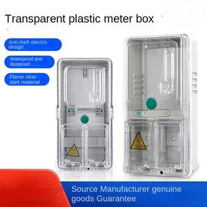 กล่องมิเตอร์ไฟฟ้าแบบติดผนัง Zhengxing PV038 ป้องกันน้ำฝน โปร่งใส เฟสเดียว 220A ผลิตจากวัสดุ PC+ABS - Product Image 3