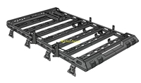 Falcon panier de toit porte-bagages galerie de toit universelle pour LC76 LC80 patrouille Y60 Y61 Pajero V31 galerie de toit 4x4
