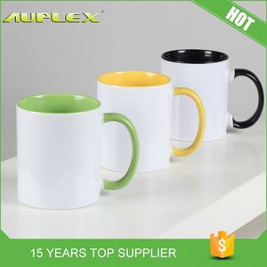 แก้วกาแฟเซรามิกเคลือบสีด้านในและด้ามจับ ขนาด 11 ออนซ์ 450 มล. ขายส่งจากโรงงาน - Product Image 4