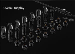 Cnlinko <span class=keywords><strong>M12</strong></span> nối 2 3 4 5 6 7 8 pin không thấm nước IP68 nối dây 2 pin nam nữ nối - Product Image 6