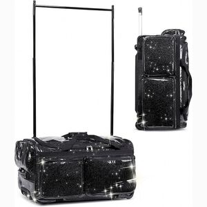 Échantillon Gratuit : Sac de Voyage Pliable Grande Capacité 28 Pouces avec Porte-Vêtements – Idéal pour la Danse et les Bagages - Product Image 3
