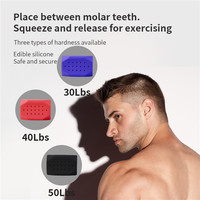 Puissant Entraîneur de Mâchoire Amincissant et Tonifiant le Visage, Jawliner en Silicone à 3 Niveaux de Résistance pour Hommes et Femmes