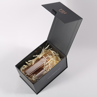 Boîte en carton rigide pliable avec logo personnalisé, recyclable, pour vêtements, chaussures, emballage, boîte cadeau magnétique pliée