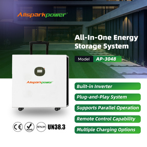 แบตเตอรี่ลิเธียมไอออน LifePO4 รุ่น Plug Play AP-3048 48V 100Ah ชาร์จได้ 4.8KWh พร้อมระบบ BMS ออลอินวัน ป้องกันน้ำและฝุ่นระดับ IP54 สำหรับโซลาร์เซลล์บ้านพักอาศัย 3KW - Product Image 4