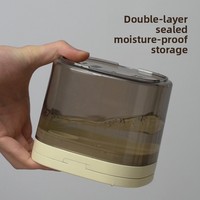ANYA Boîte distributrice de lait en poudre portable en plastique avec couvercle à verrouillage hermétique étanche 1,2 L Conteneurs de stockage de nourriture pour bébé