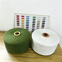 Taishi OE Wholesale Eco Friendly Open End Low Twist Recycled Cotton Blended Carded Yarn 30 Colors for Bangladesh Knitting Socks