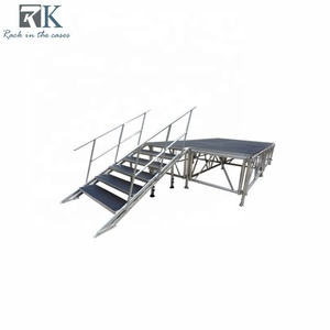 Système de scène modulaire robuste de 2 m de hauteur, structure en alliage d'aluminium, installation rapide - Product Image 3