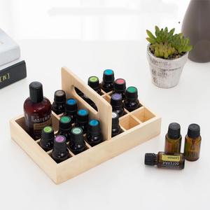 Caja de almacenamiento de aceite esencial de madera con 21 ranuras, botellas de 15 ml, organizador de exhibición de esmalte de uñas, soporte, asas de transporte, caja de aceite <span class=keywords><strong>Doterra</strong></span> - Product Image 3