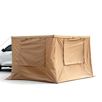 Auto-Camping Wasserdichtes 2m Freistehendes Ausziehbares Dachzelt 270 Grad Faltbares Vordach-Zelt mit Seitenwänden