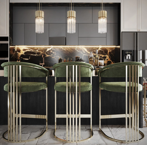 Best-seller Tabourets <span class=keywords><strong>de</strong></span> <span class=keywords><strong>bar</strong></span> en <span class=keywords><strong>velours</strong></span> au design moderne Chaise <span class=keywords><strong>de</strong></span> comptoir pour salle à manger Mobilier <span class=keywords><strong>de</strong></span> salon Chaise <span class=keywords><strong>de</strong></span> <span class=keywords><strong>bar</strong></span> club pour hôtel, fêtes et événements - Product Image 6