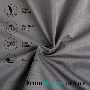 Su geçirmez yatak koruyucu kapak katlanır düz boyalı yatak Mat Polyester pamuk ile karışık kumaş Anti alerjenik - Product Image 3