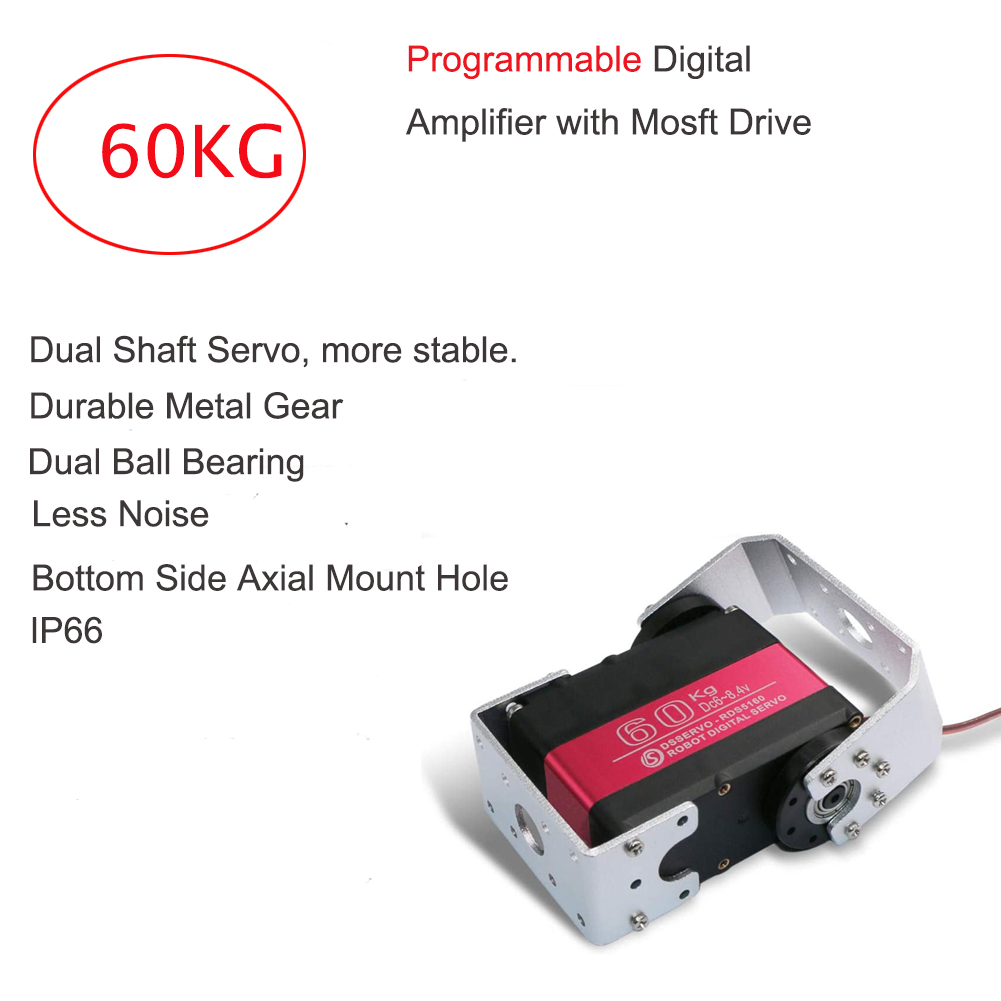 Hi-q Dual Axis Robot Servo - High Torque & Speed Control